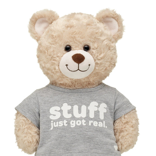 "Stuff Just Got Real" T-Shirt for Plush Toys | Build-A-Bear® - US 6223