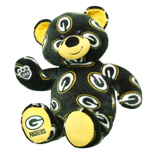 Green Bay Packers Fan Hat Teddy Bear Gift Set - US 3967