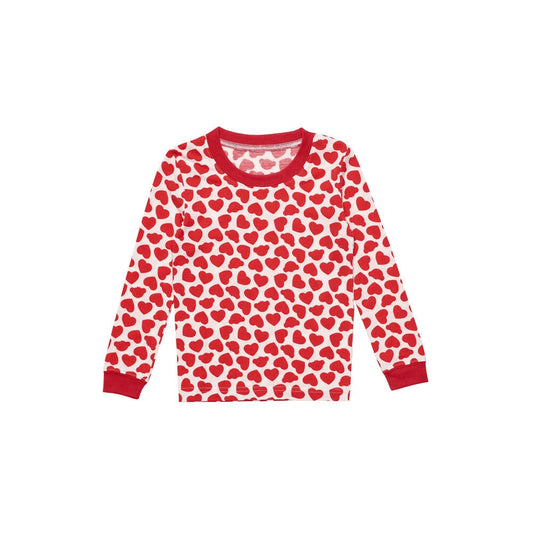 Build-A-Bear Pajama Shop™ Red Hearts PJ Top - Toddler and Youth - US 0787