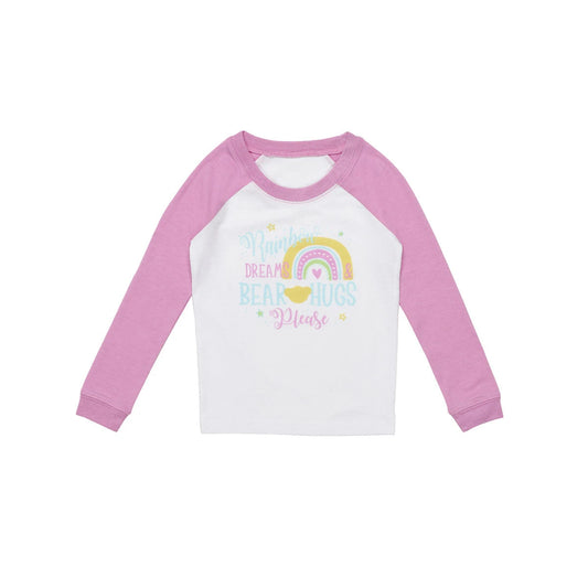 Build-A-Bear Pajama Shop™ Rainbow Dreams & Bear Hugs Please PJ Top - Toddler & Youth - US 3870