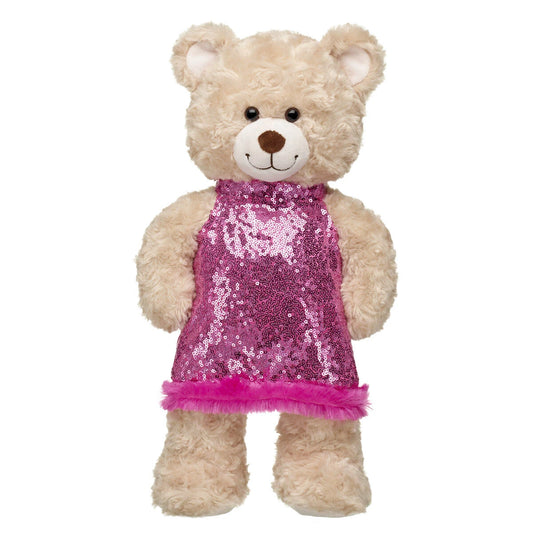 Pink Sequin Halter Dress for Plush Toys | Build-A-Bear® - US 1770