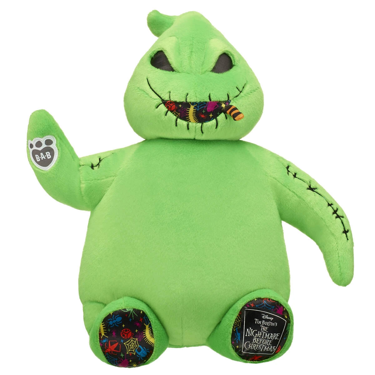 Disney Tim Burton's The Nightmare Before Christmas Neon Oogie Boogie Plush | Build-A-Bear® - US 5381