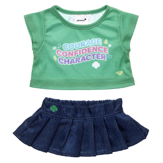 Girl Scout Denim Skirt Set | Build-A-Bear - US 7173