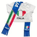 Italy Scarf &amp; T-Shirt Set | Build-A-Bear - US 3510