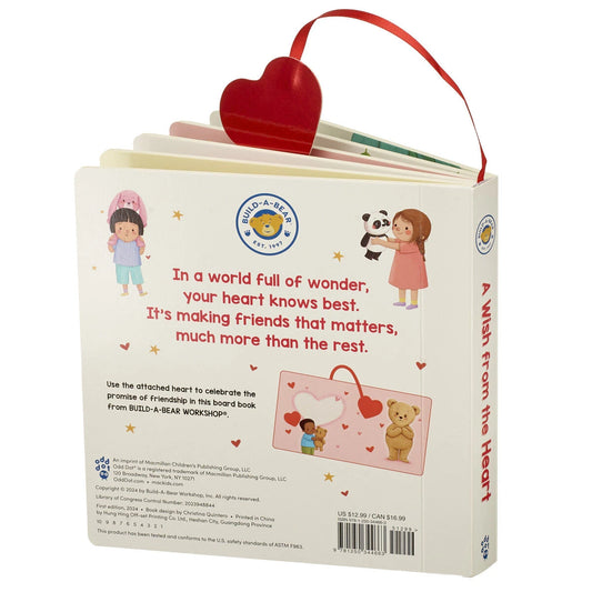 "A Wish from the Heart" Board Book | Build-A-Bear® - US 1396