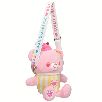 Strawberry Lemonade Bear Slushie Plushie w/ Carrying | BAB - US 5271