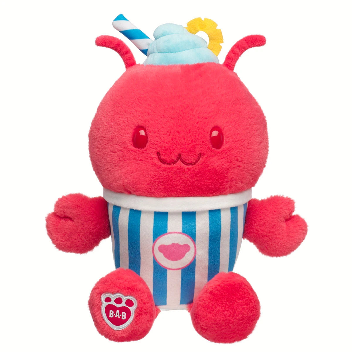 Fruit Punch Lobster Slushie Plushie w/ Lei Necklace | BAB - US 9880