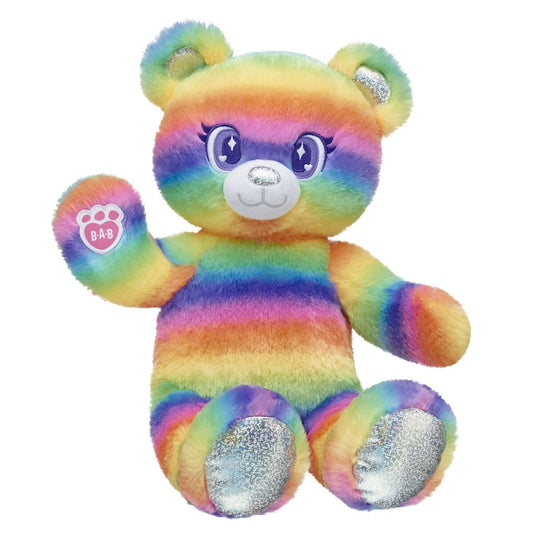 Rainbow Stripes Teddy Bear - US 3799