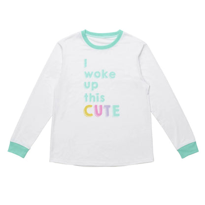 Build-A-Bear Pajama Shop™ "I Woke Up This Cute" PJ Top - Adult - US 3046