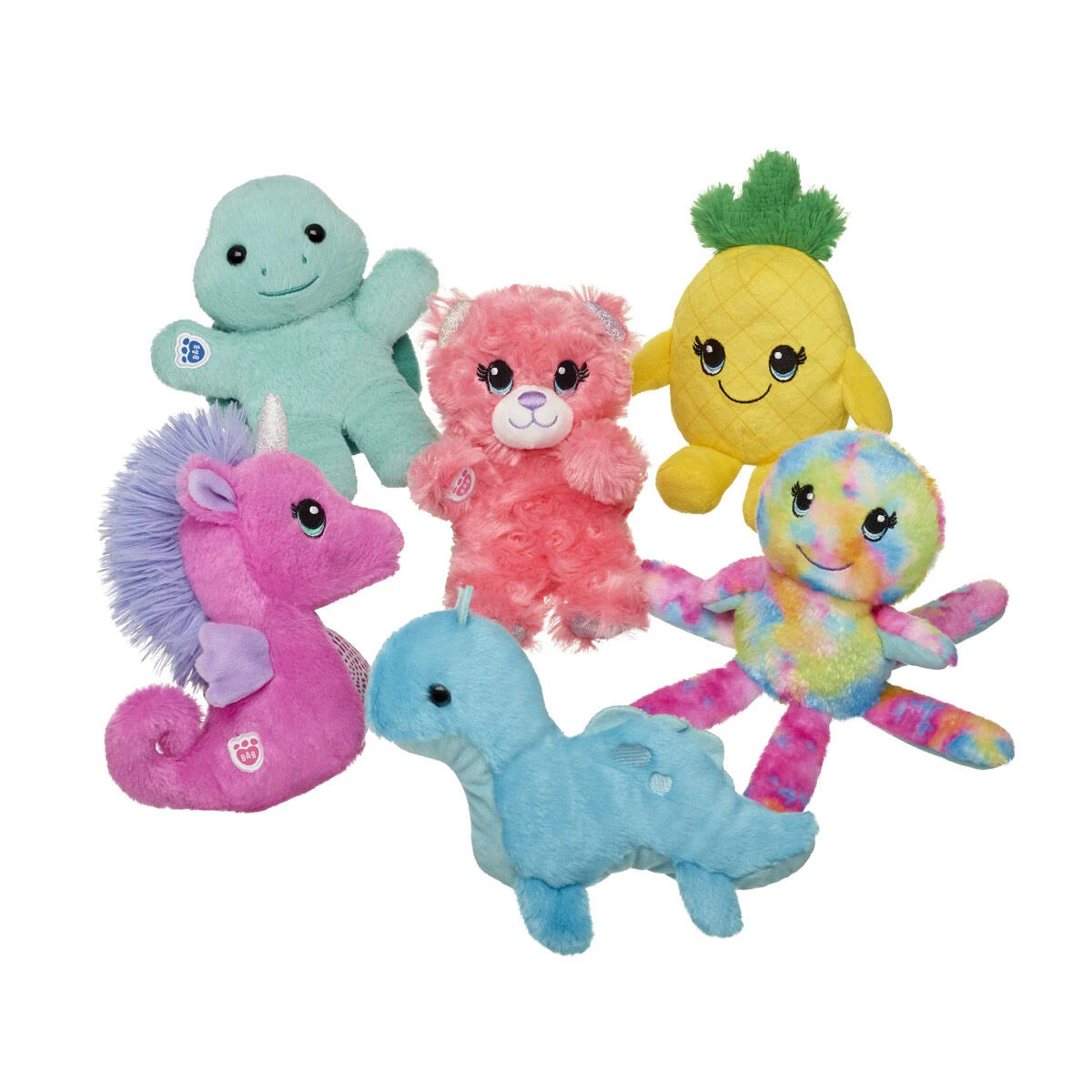 Mini Beans Tropical Pineapple Plush Toy - US 7162