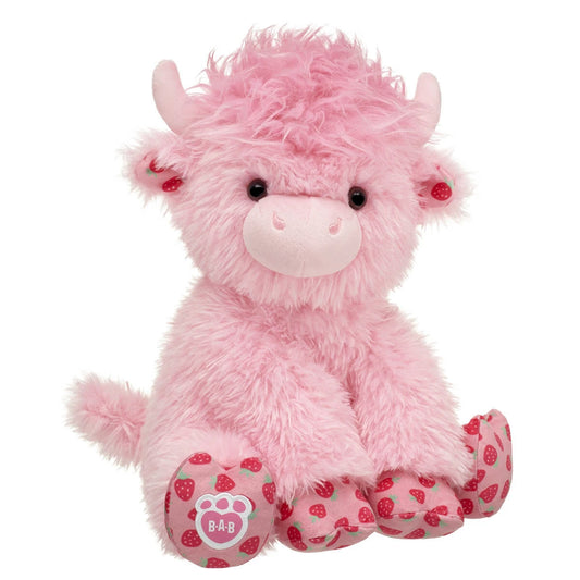 Strawberry Highland Cow Stuffed Animal | Build-A-Bear® - US 7322